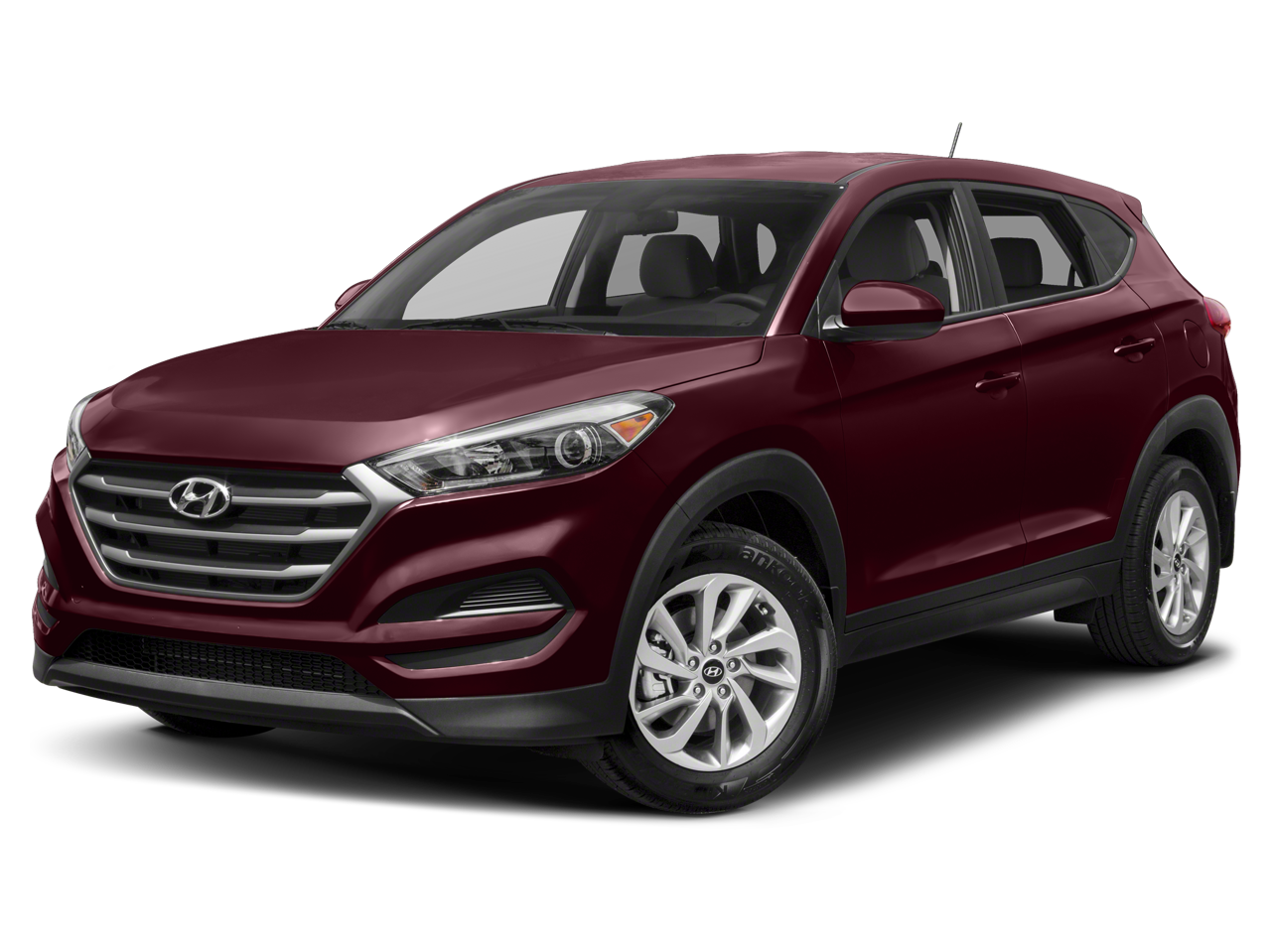 2018 Hyundai Tucson Value in Silver — front three-quarter view